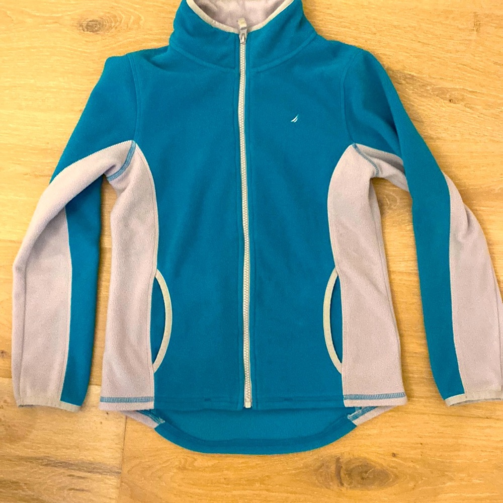 Girls Nautical Fleece Jacket